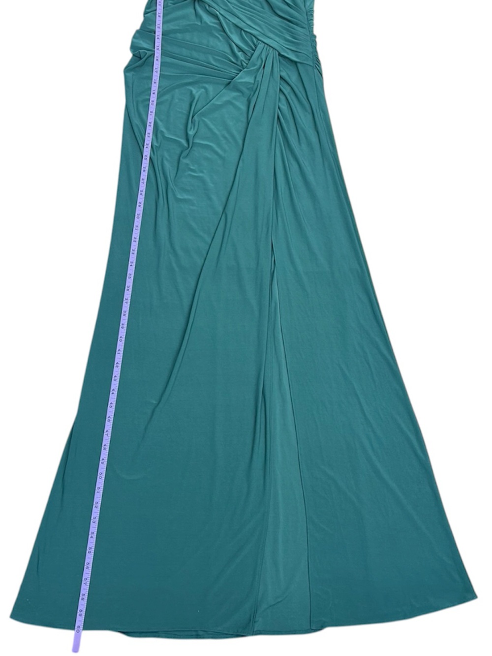 AZAZIE Women’s Formal Floor Length Off The Shoulders Draped Neckline Dress - Picture 6 of 10